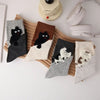 Socken Mit Cartoon-Katze