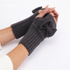 Einfarbige Warme Handschuhe
