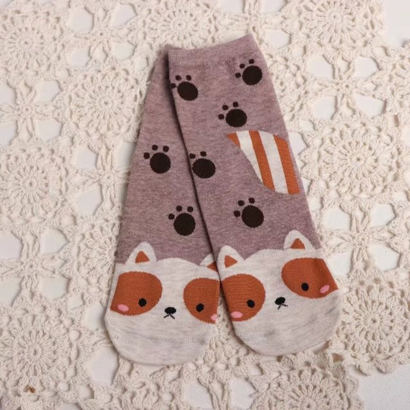 Socken Mit Cartoon-Hund