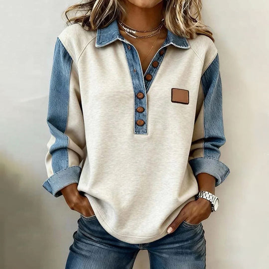 Lässiges T-Shirt Mit Blumendruck