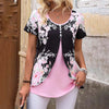 Elegante Bluse Mit Blumendruck