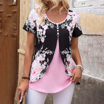 Elegante Bluse Mit Blumendruck