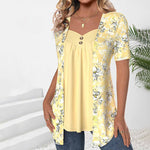 Elegante Bluse Mit Blumendruck