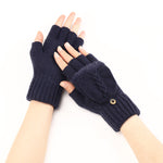 Einfarbige Warme Handschuhe