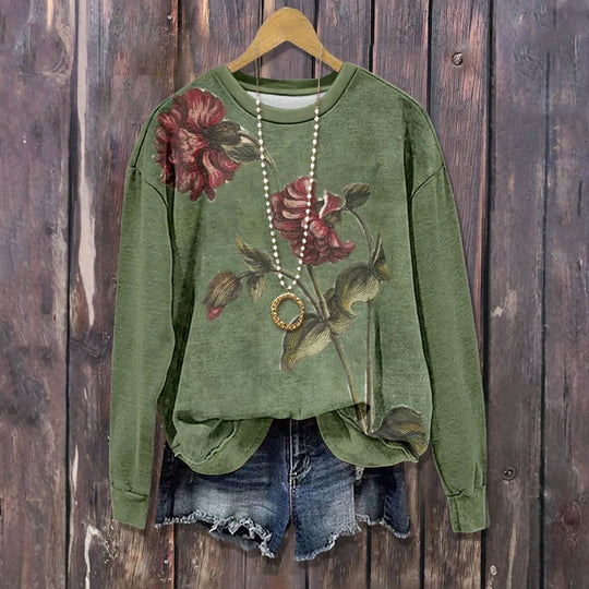 Lässiges Tanktop Mit Blumendruck
