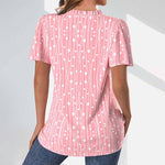 Lässige Polka-Dot-Bluse