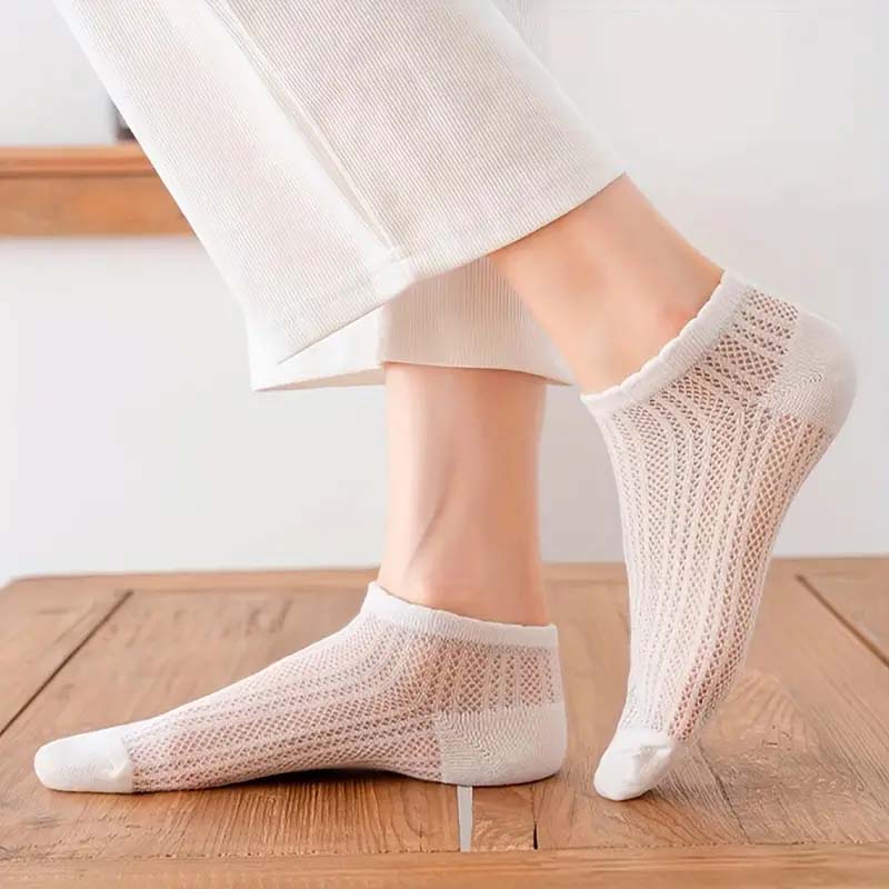 Atmungsaktive Einfarbige Socken