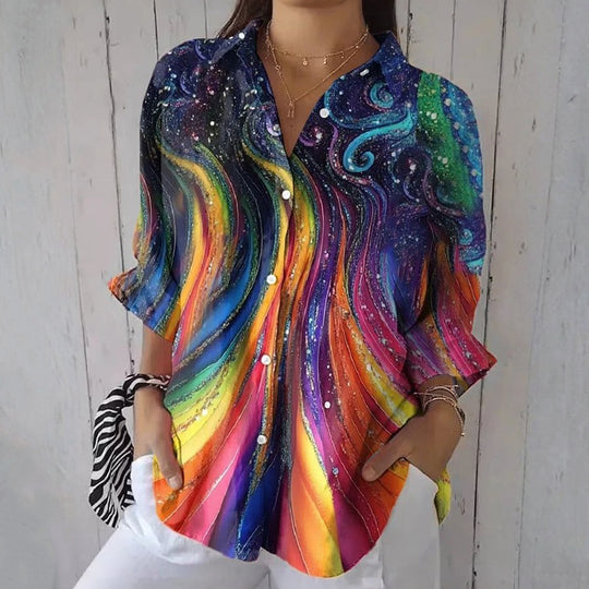 Vintage Kleid Mit Blumendruck