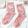 Socken Mit Cartoon-Katzen