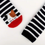 Socken Mit Cartoon-Katzen-Muster