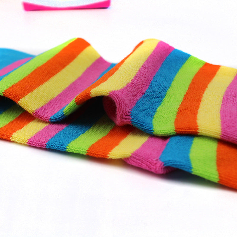 Bunte Fünf-Zehen-Socken