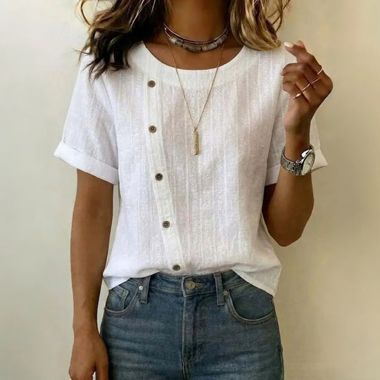 Floral Print Lace Patchwork T-Shirt