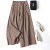 【Baumwolle Und Leinen】Lässige Hose Mit Weitem Bein