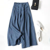 【Baumwolle Und Leinen】Lässige Hose Mit Weitem Bein