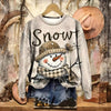 Vintage Schneemann Sweatshirt
