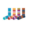 Bunt Gestreifte Socken