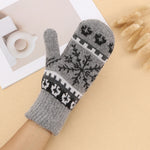 Warme Schneeflocken Handschuhe