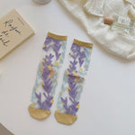 Atmungsaktive Jacquard-Socken