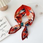 Vintage-Schal Mit Blumenmuster
