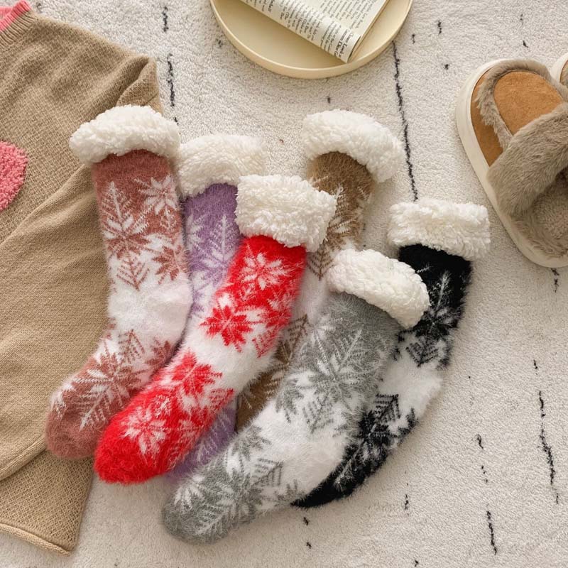 Weihnachts-Rutschfeste Warme Socken