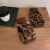 Warme Handschuhe Mit Leopardenmuster