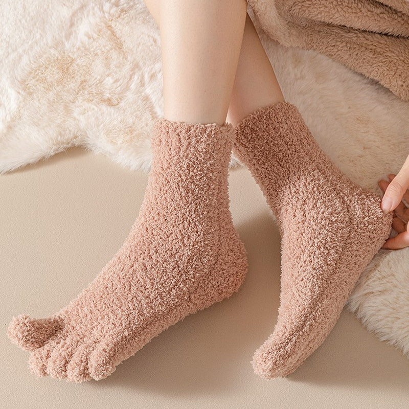 Lässige Fünf-Zehen-Socken