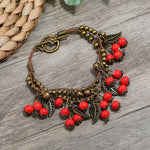 Vintage Ethno Kirsche Armband