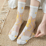 Atmungsaktive Jacquard-Socken