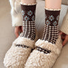 Warme Socken Mit Blumenmuster