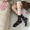 Vintage-Socken Mit Blumenmuster