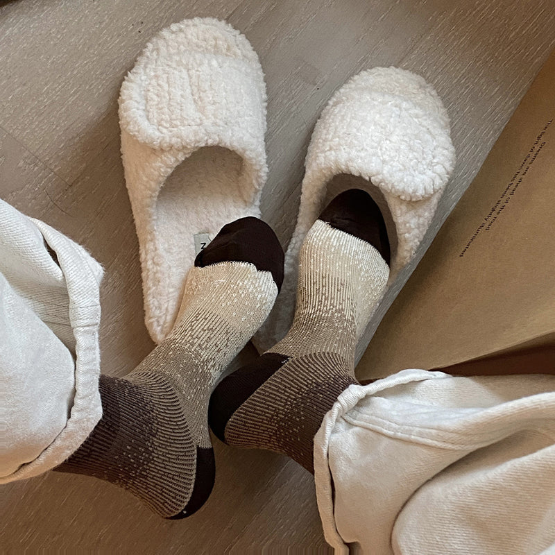 Lässige Socken Mit Farbverlauf