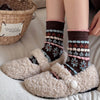Warme Socken Mit Blumenmuster