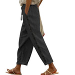 【Baumwolle Und Leinen】Bequeme Freizeithose