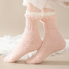 Warme Plüschsocken