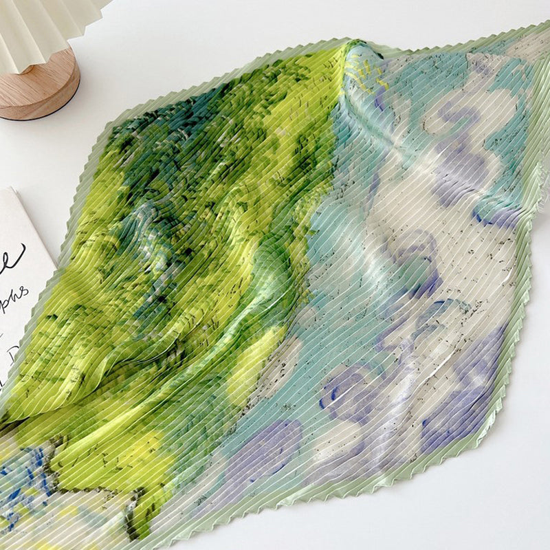 Vintage-Schal Mit Blumenmuster
