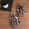 Warme Handschuhe Mit Leopardenmuster