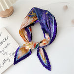 Vintage-Schal Mit Blumenmuster