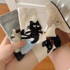 Lässige Socken Mit Katzenmuster