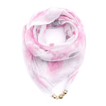 Eleganter Schal Mit Blumendruck