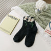 Warme Blumensocken