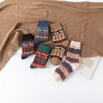 Packung Mit 5 Paar Vintage-Socken