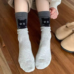 Kreative Socken Mit Katzenmuster