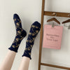 Vintage-Socken Mit Blumenmuster