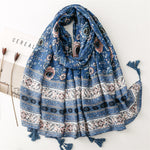 Vintage Schal Im Ethno-Stil