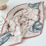 Vintage-Schal Mit Blumenmuster