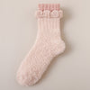 Warme Plüschsocken