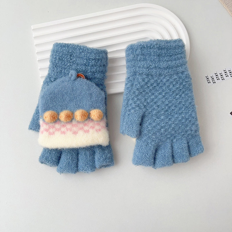 Warme Strickhandschuhe