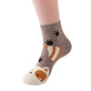 Socken Mit Cartoon-Hund