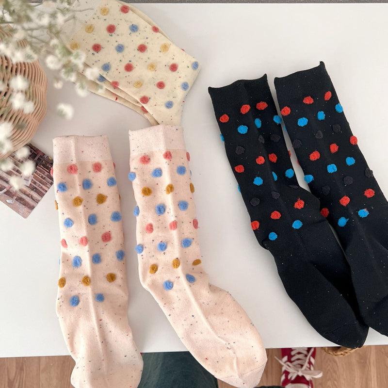 Lässige Socken Mit Punkten