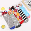 Kreative Socken Mit Katzenmuster